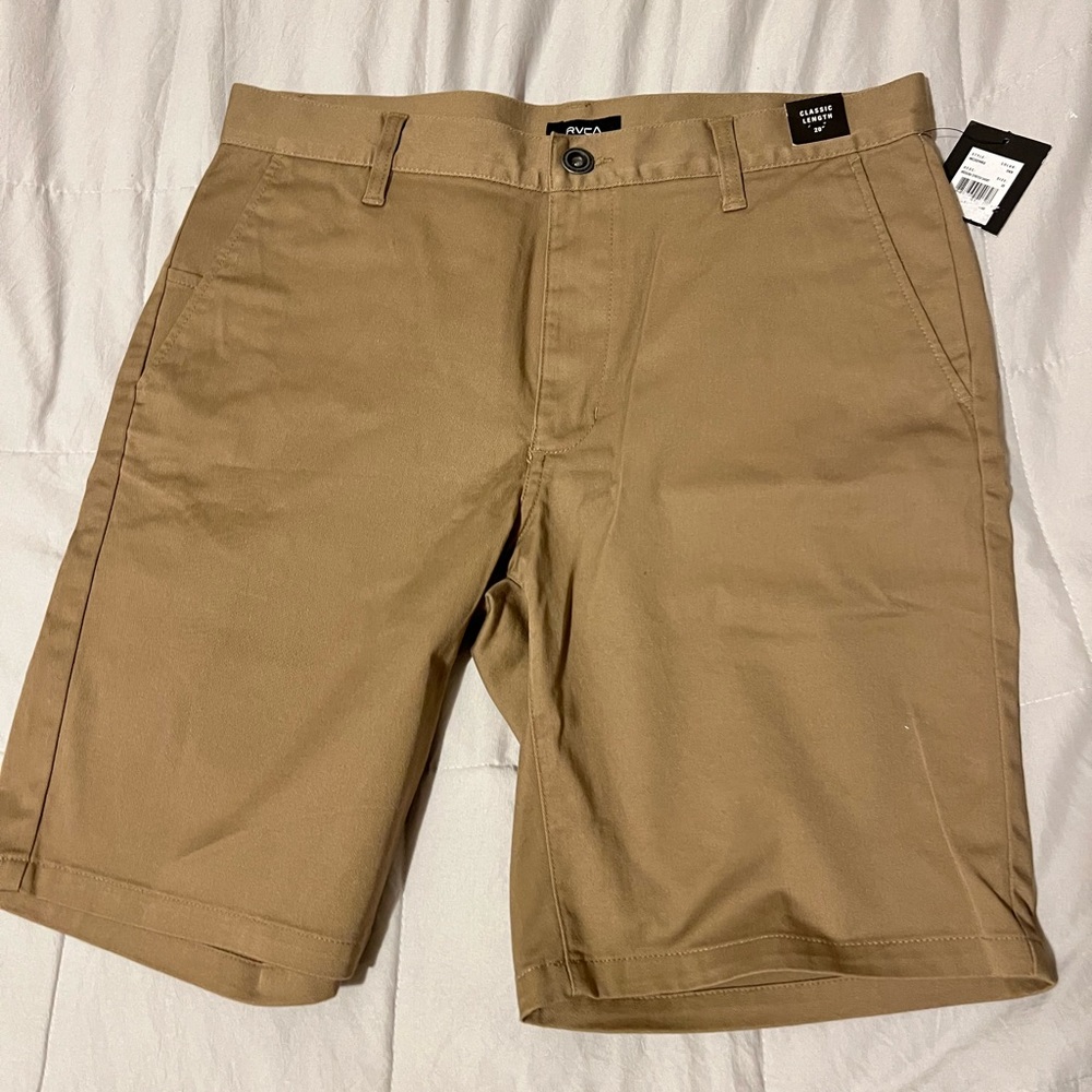 RUCA Stretch Khaki Shorts
